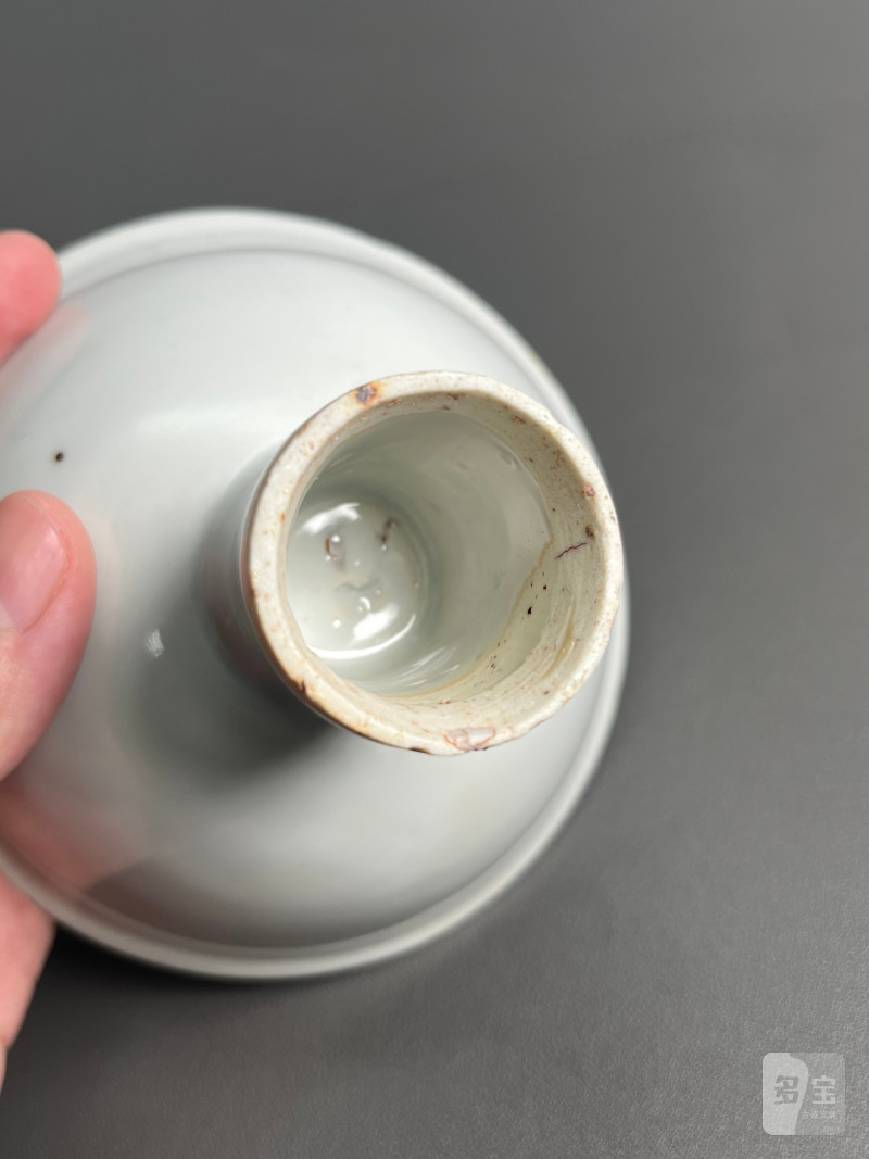 明永乐  甜白釉高足杯 - 图14